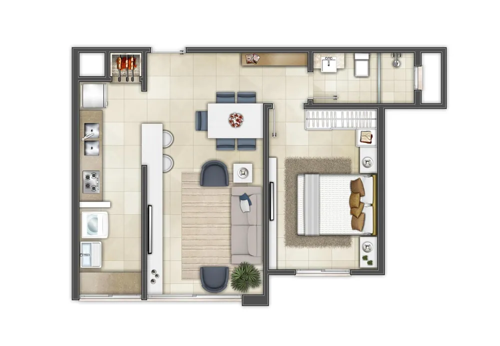 Apartamento, 2 quartos, 68 m² - Foto 7