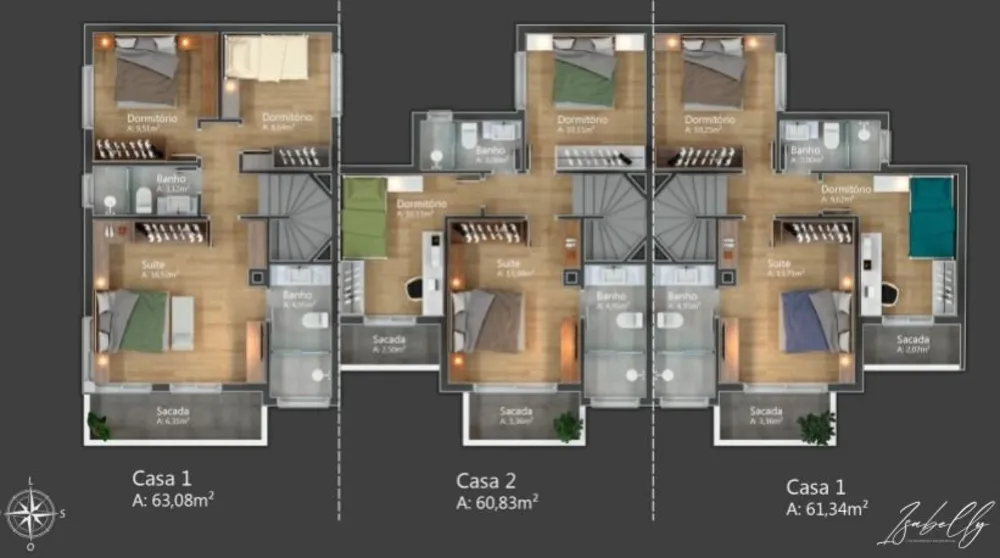Casa, 3 quartos, 126 m² - Foto 6