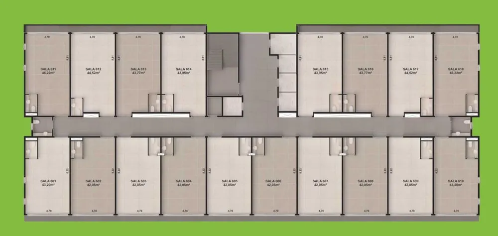 Sala-Conjunto, 43 m² - Foto 5