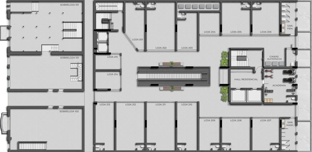 Apartamento, 1 quarto, 33 m² - Foto 3