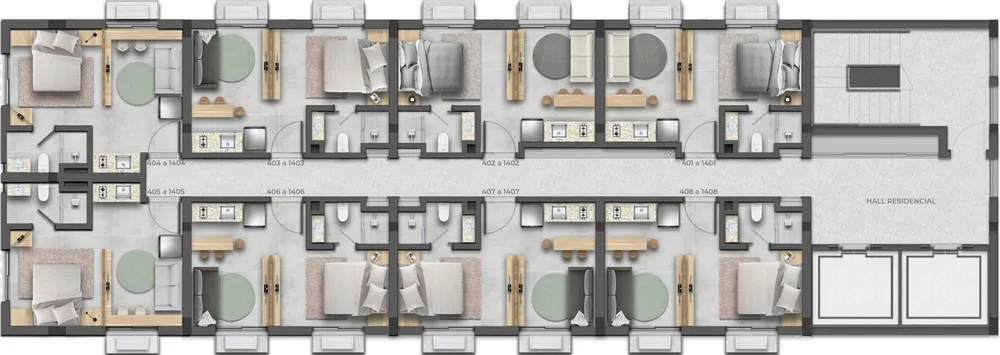 Apartamento, 1 quarto, 33 m² - Foto 7