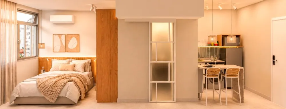 Apartamento, 2 quartos, 21 m² - Foto 1
