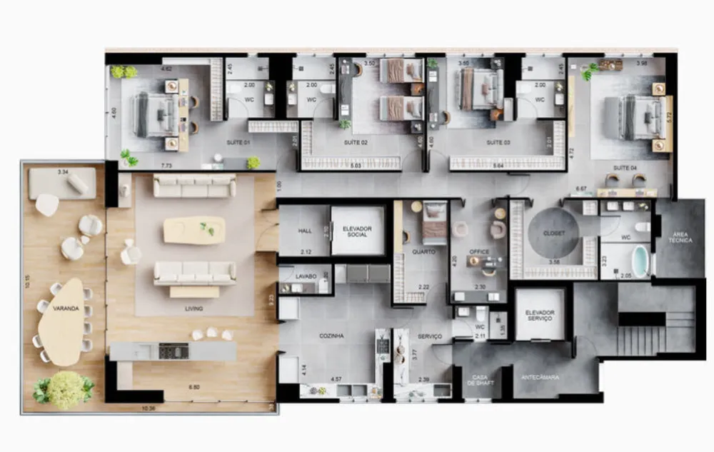 Apartamento, 360 m² - Foto 15