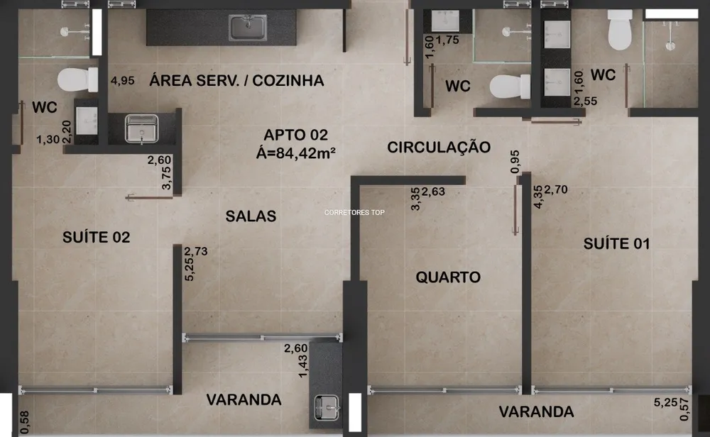 Apartamento, 3 quartos - Foto 16