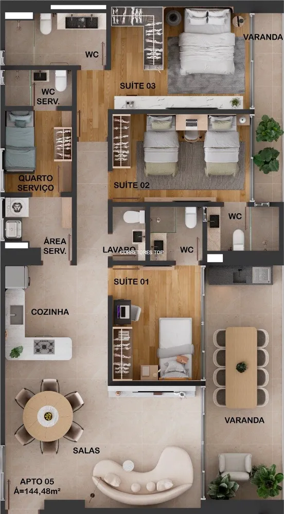 Apartamento, 3 quartos - Foto 15