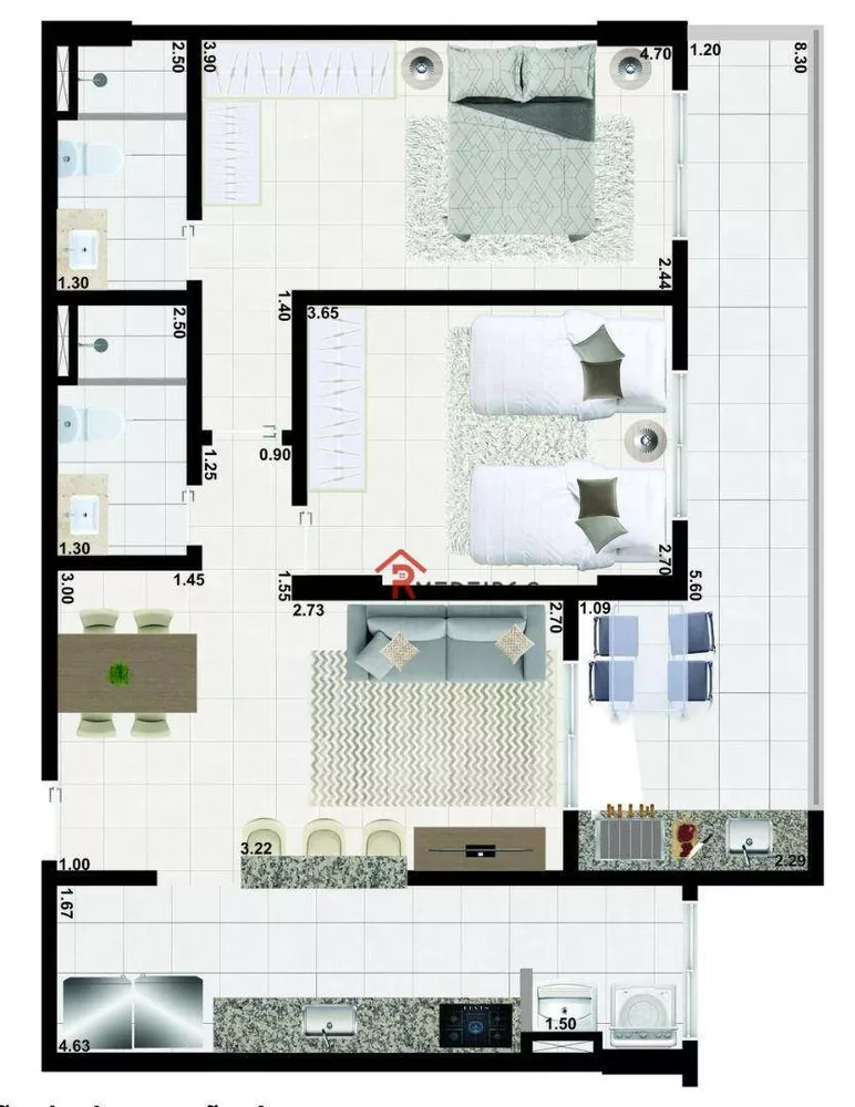 Apartamento, 2 quartos, 78 m² - Foto 15