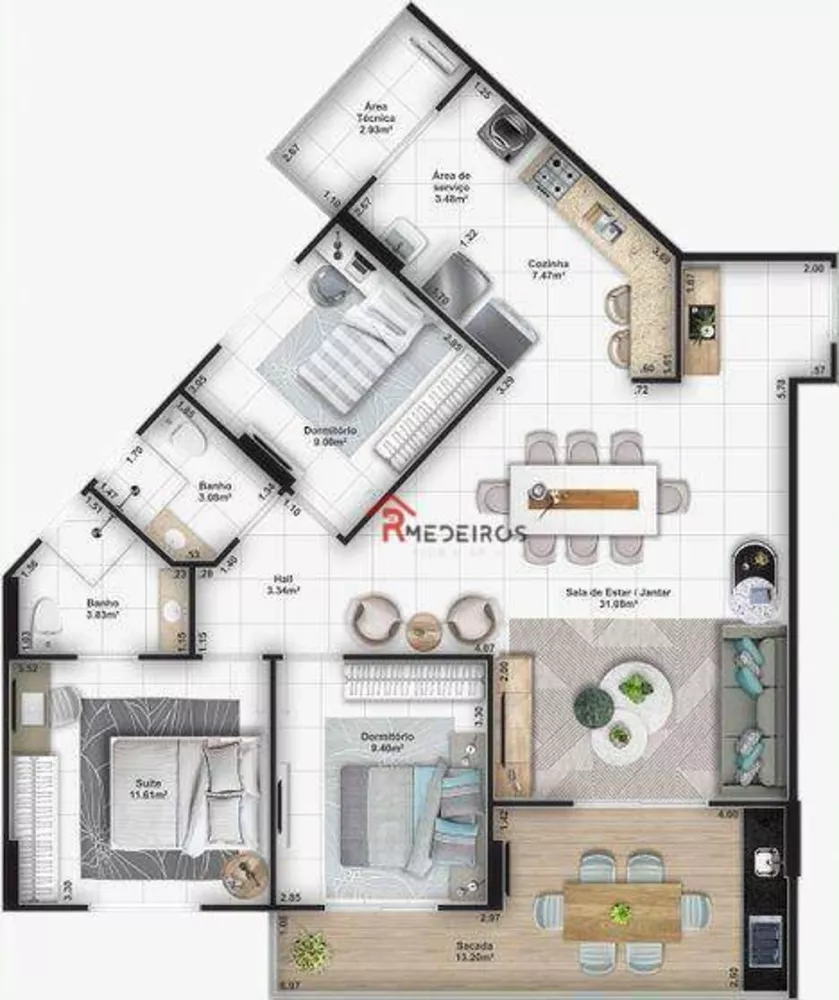 Apartamento, 1 quarto, 59 m² - Foto 14