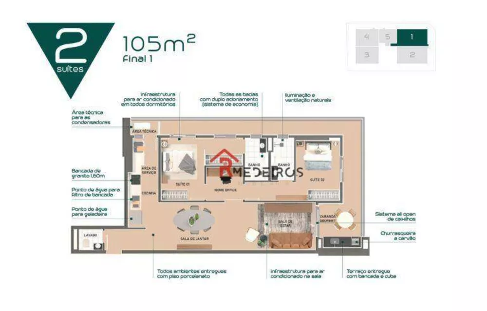 Apartamento, 2 quartos, 109 m² - Foto 10