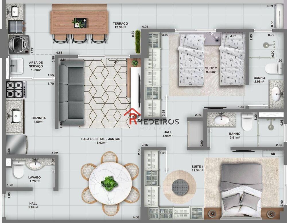 Apartamento, 2 quartos, 75 m² - Foto 29