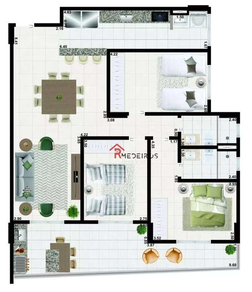 Apartamento, 3 quartos, 107 m² - Foto 15