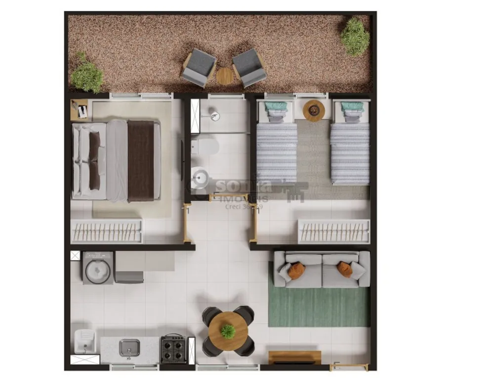 Apartamento, 2 quartos - Foto 5