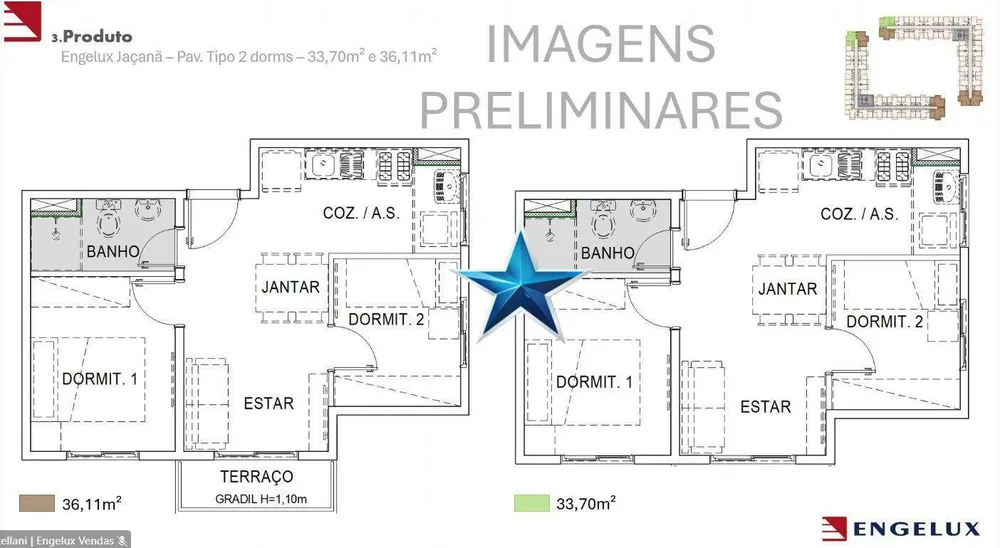 Apartamento, 1 quarto, 24 m² - Foto 11