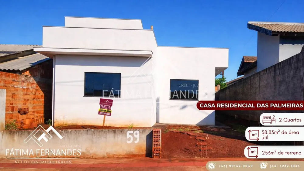 Casa, 2 quartos, 59 m² - Foto 1