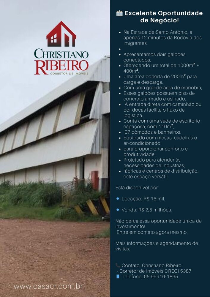 Depósito-Galpão-Armazém à venda e aluguel - Foto 3