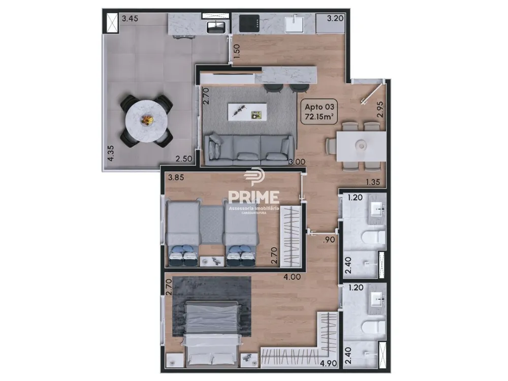 Apartamento, 2 quartos, 92 m² - Foto 15
