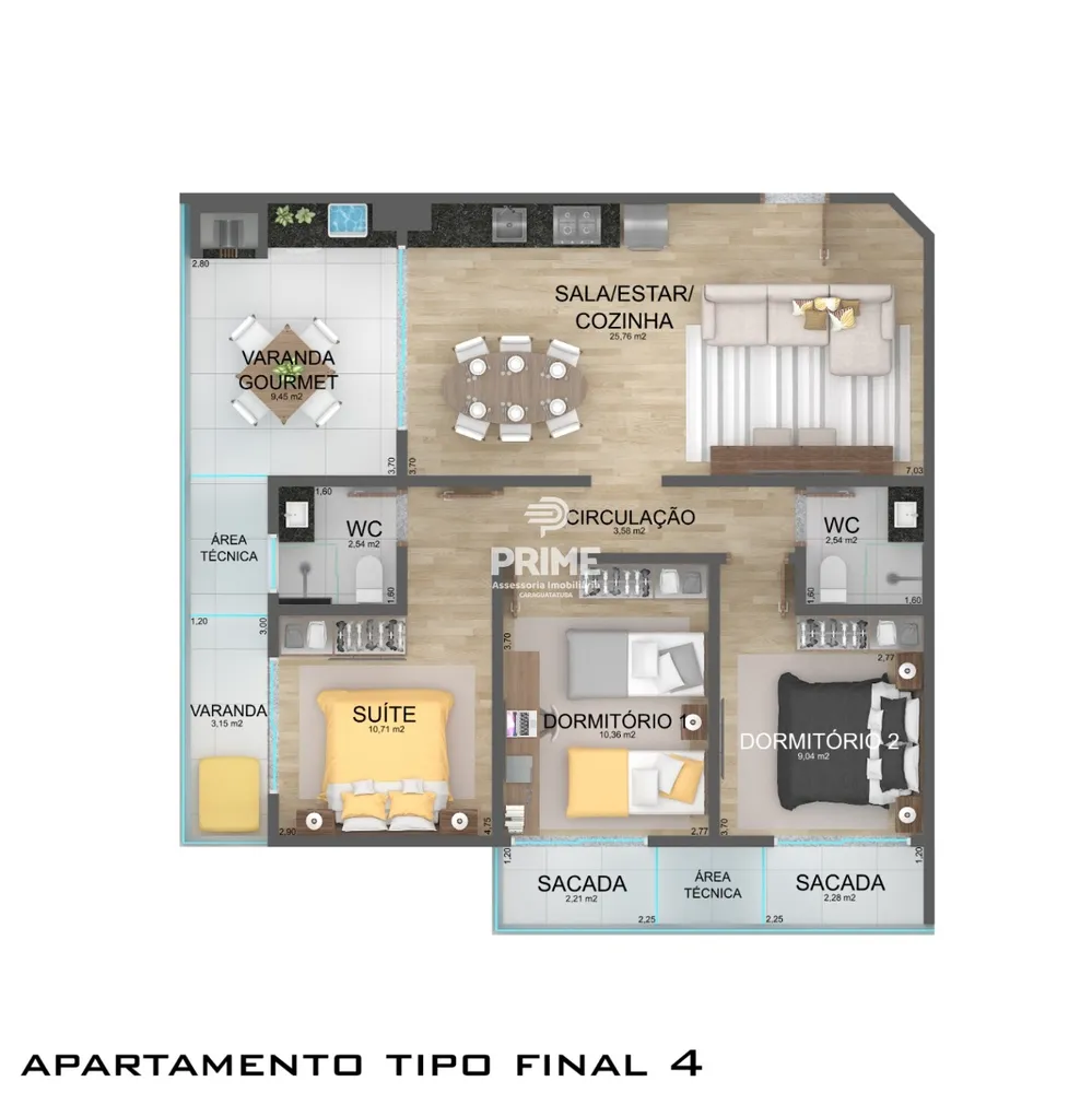 Apartamento, 3 quartos, 167 m² - Foto 16