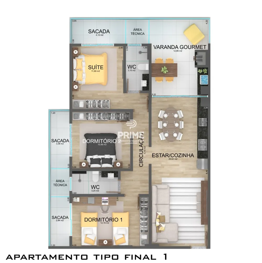 Apartamento, 3 quartos, 167 m² - Foto 13