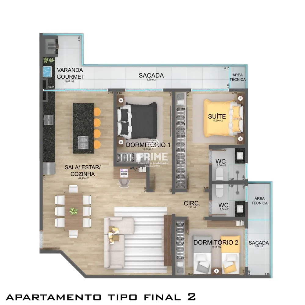 Apartamento, 3 quartos, 167 m² - Foto 14