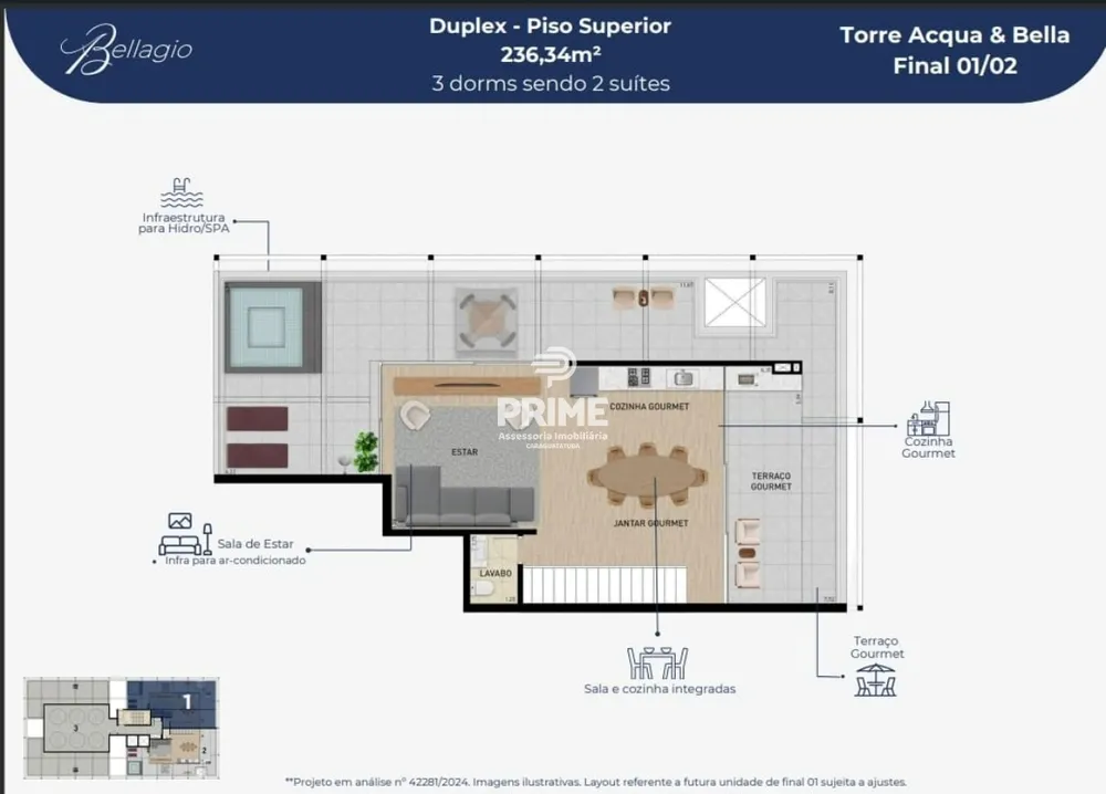 Apartamento, 1 quarto, 47 m² - Foto 7