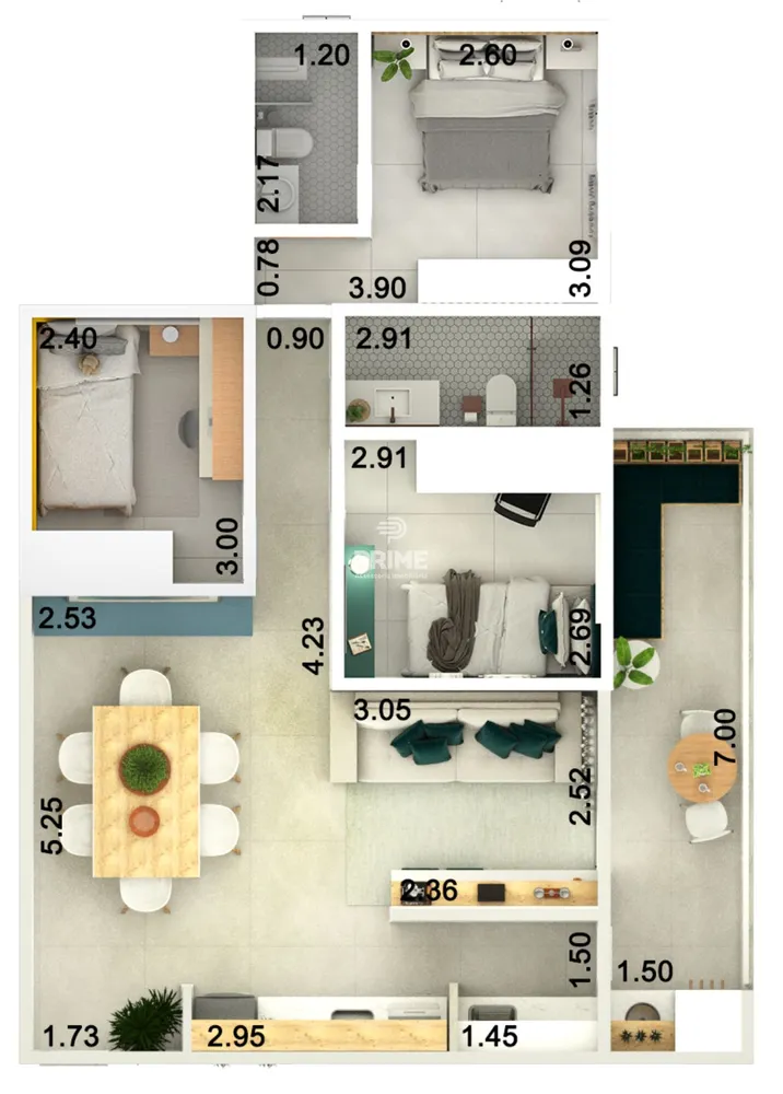 Apartamento, 2 quartos, 68 m² - Foto 15