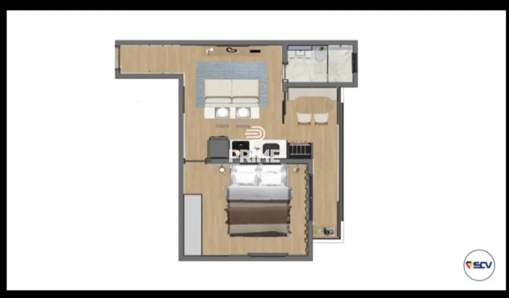 Apartamento, 1 quarto, 39 m² - Foto 10