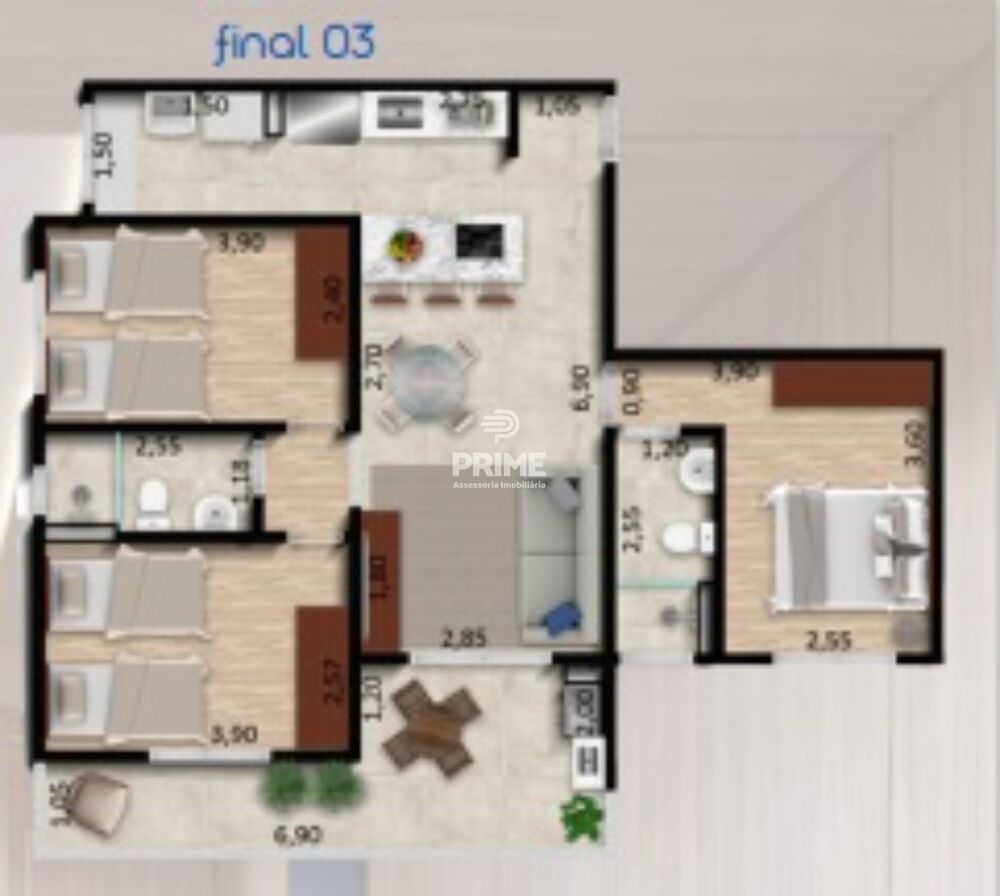 Apartamento, 2 quartos, 82 m² - Foto 19