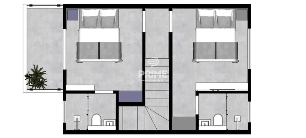 Casa, 2 quartos, 68 m² - Foto 8