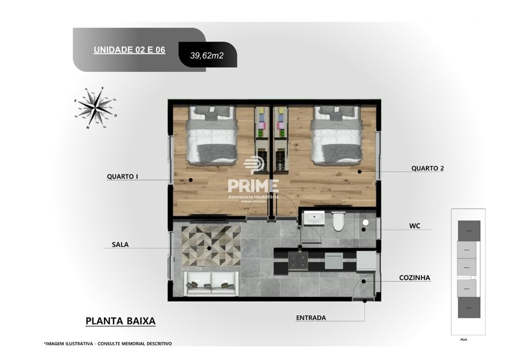 Casa, 1 quarto, 27 m² - Foto 3