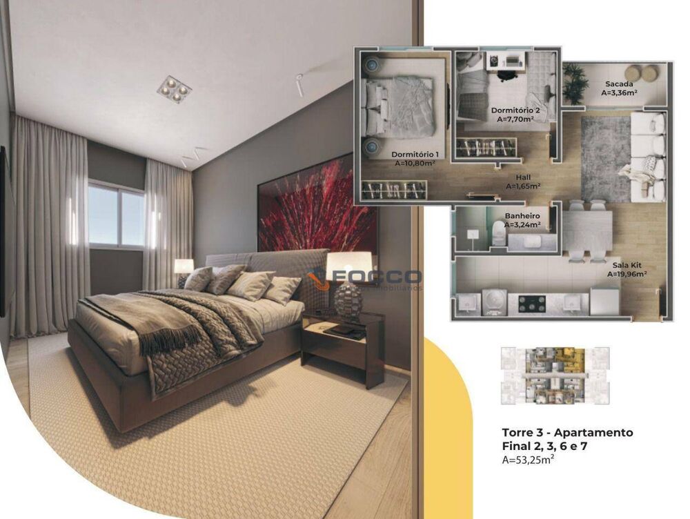 Apartamento, 2 quartos, 53 m² - Foto 4