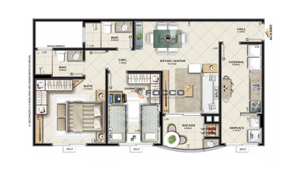 Apartamento, 2 quartos, 74 m² - Foto 19