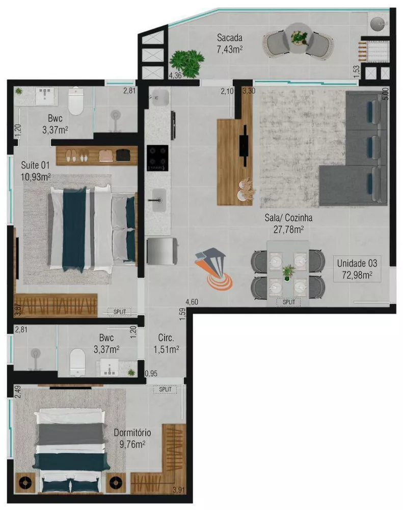 Apartamento, 3 quartos, 105 m² - Foto 9