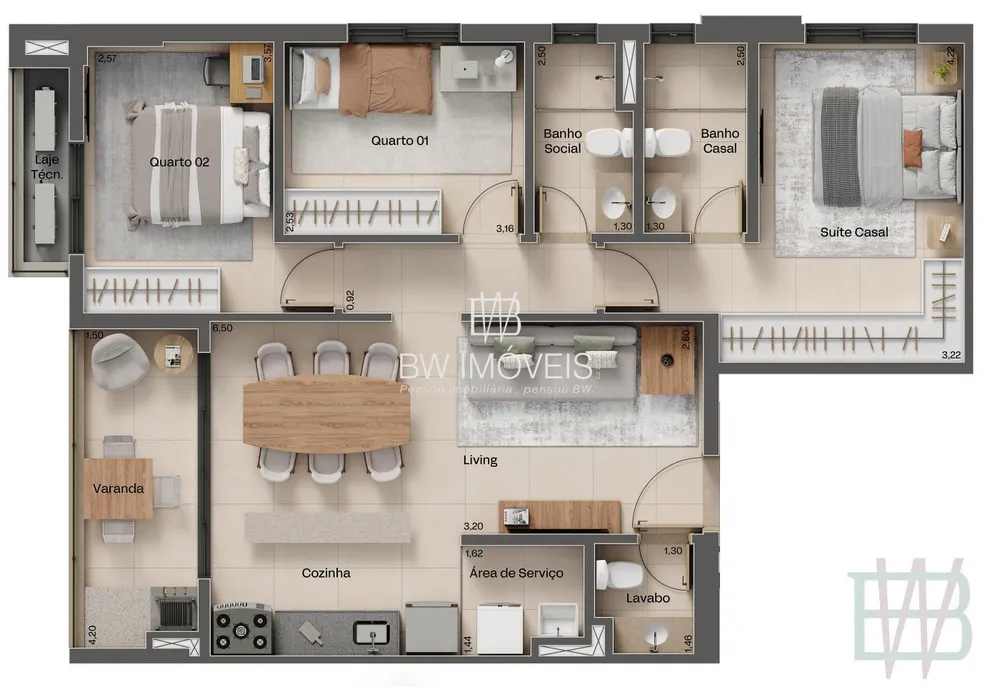 Apartamento, 3 quartos, 109 m² - Foto 16