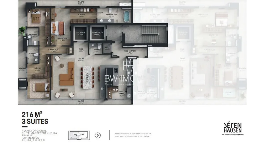 Apartamento, 3 quartos, 244 m² - Foto 8