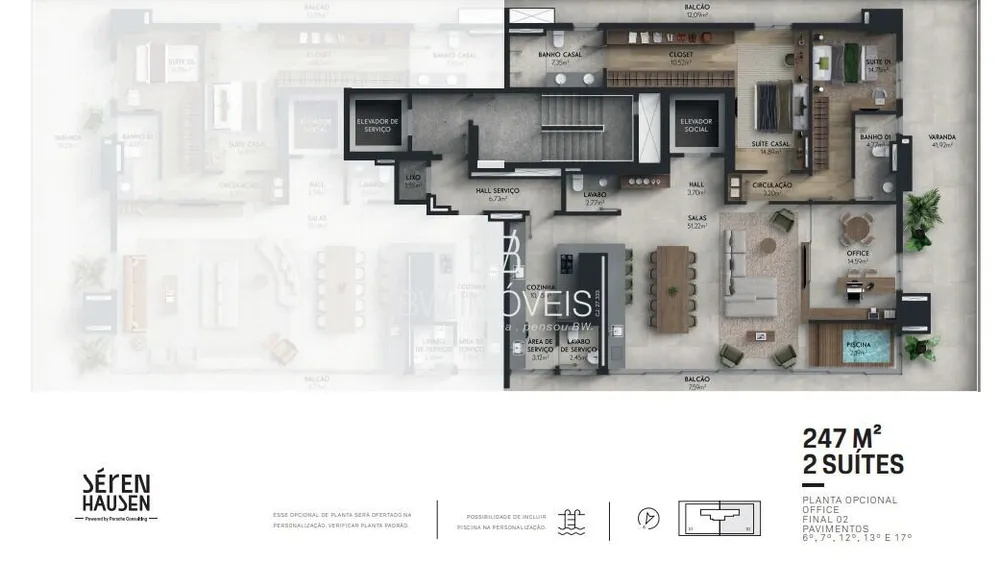 Apartamento, 3 quartos, 244 m² - Foto 5