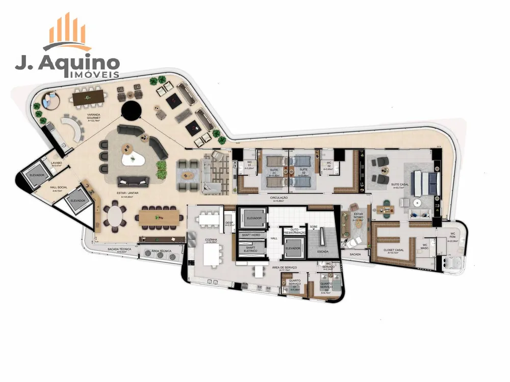 Apartamento, 5 quartos, 608 m² - Foto 15