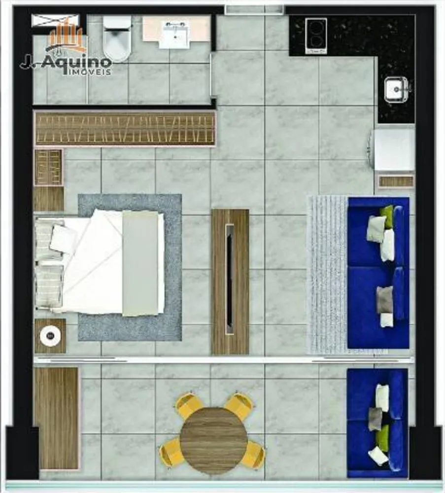 Apartamento, 1 quarto, 293841 m² - Foto 9