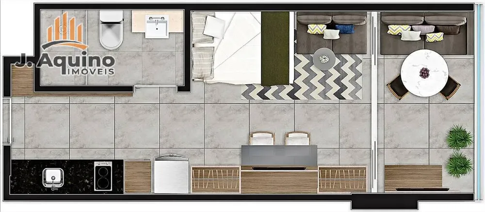 Apartamento, 1 quarto, 293841 m² - Foto 12