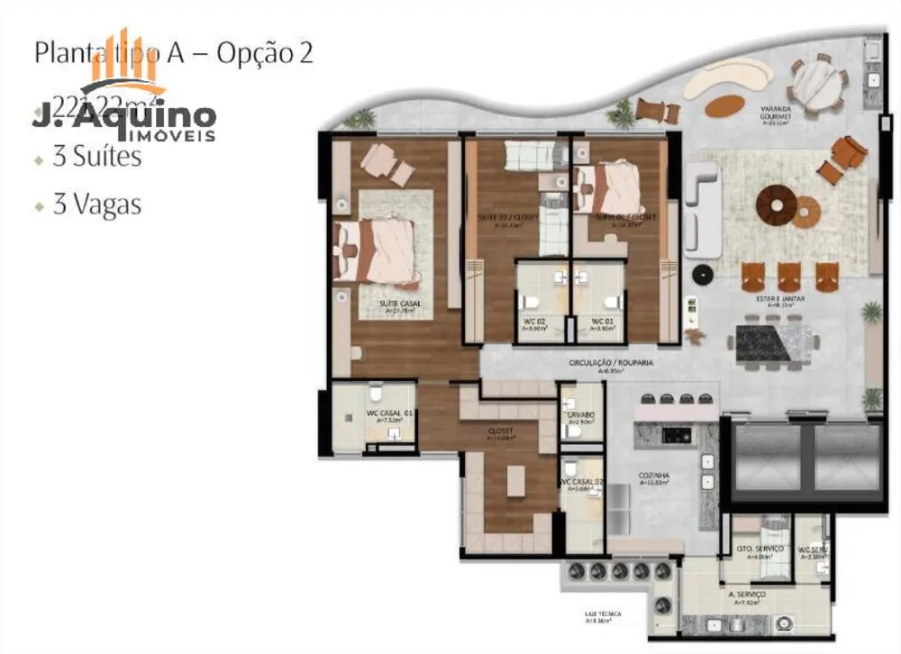 Apartamento, 4 quartos, 221 m² - Foto 5