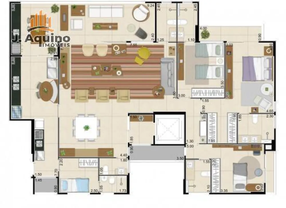 Apartamento, 3 quartos, 188 m² - Foto 14