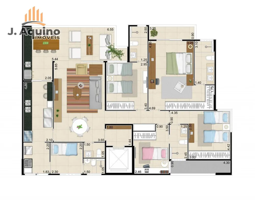 Apartamento, 3 quartos, 188 m² - Foto 16