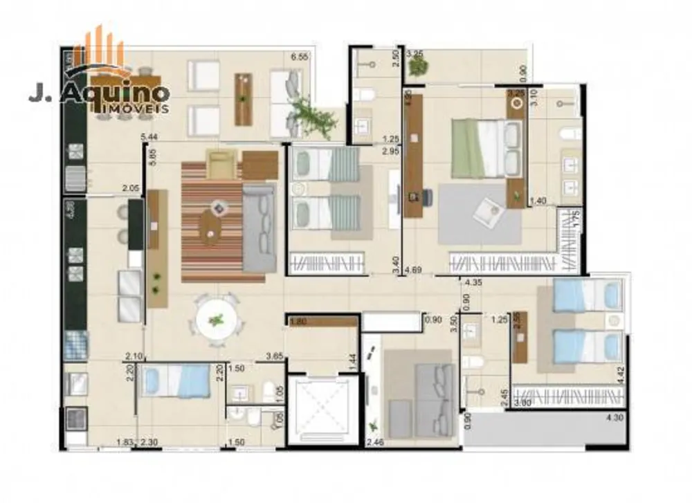 Apartamento, 3 quartos, 188 m² - Foto 15