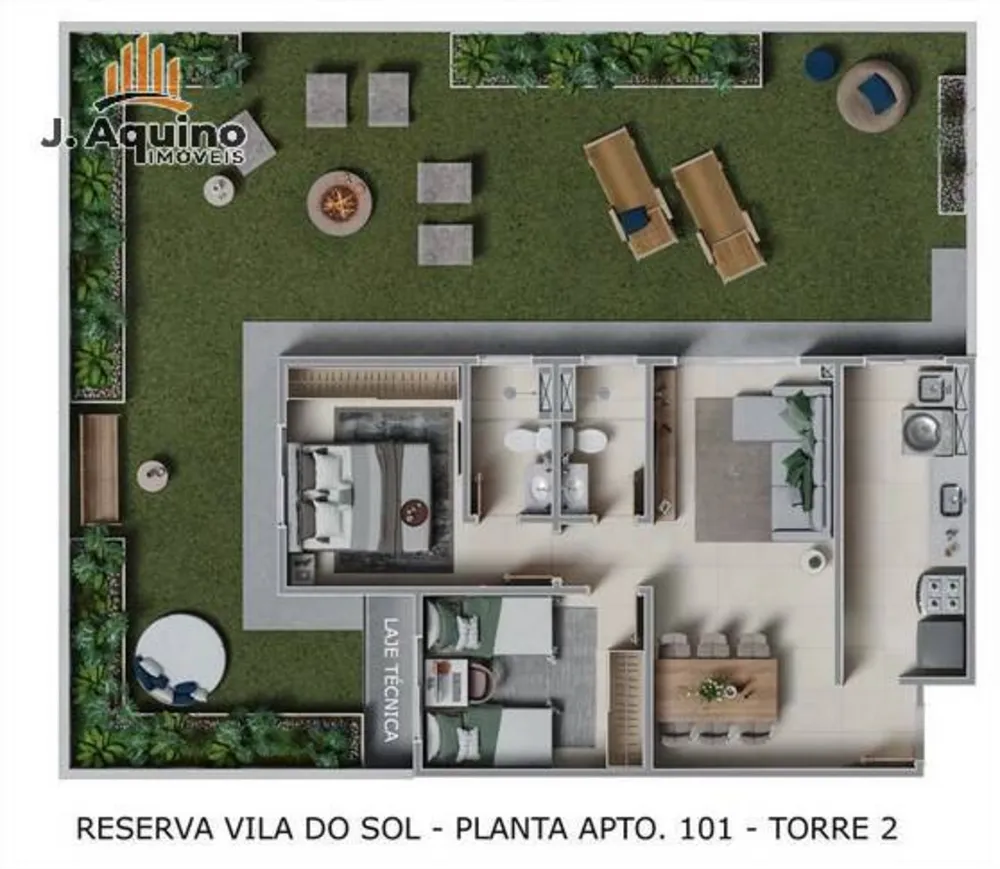 Apartamento, 1 quarto, 4455 m² - Foto 12