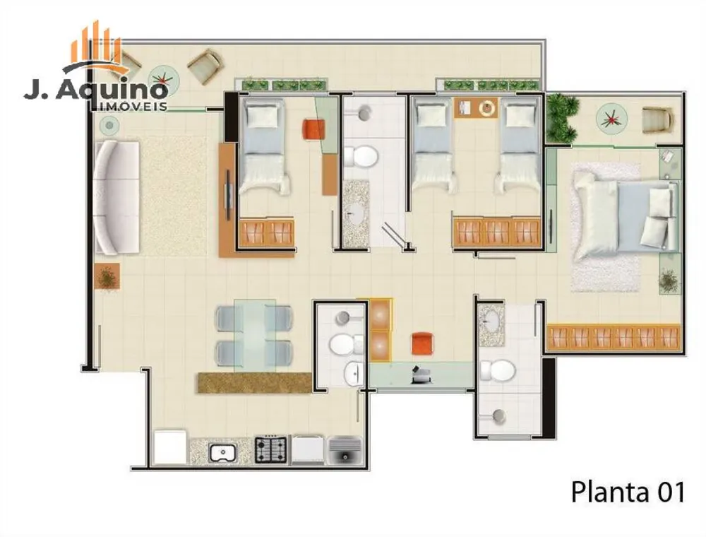 Apartamento, 3 quartos, 84 m² - Foto 16