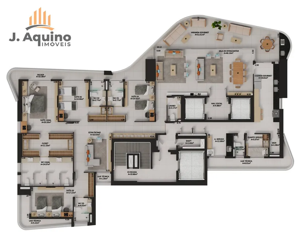 Apartamento, 4 quartos, 311 m² - Foto 16