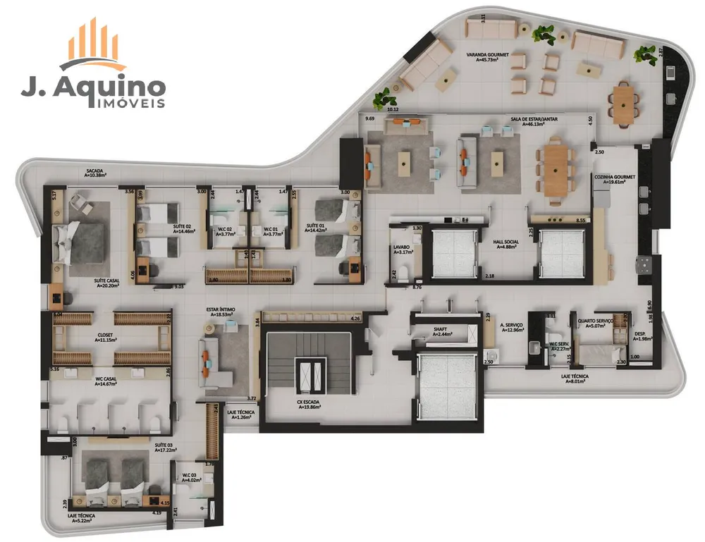 Apartamento, 4 quartos, 311 m² - Foto 15