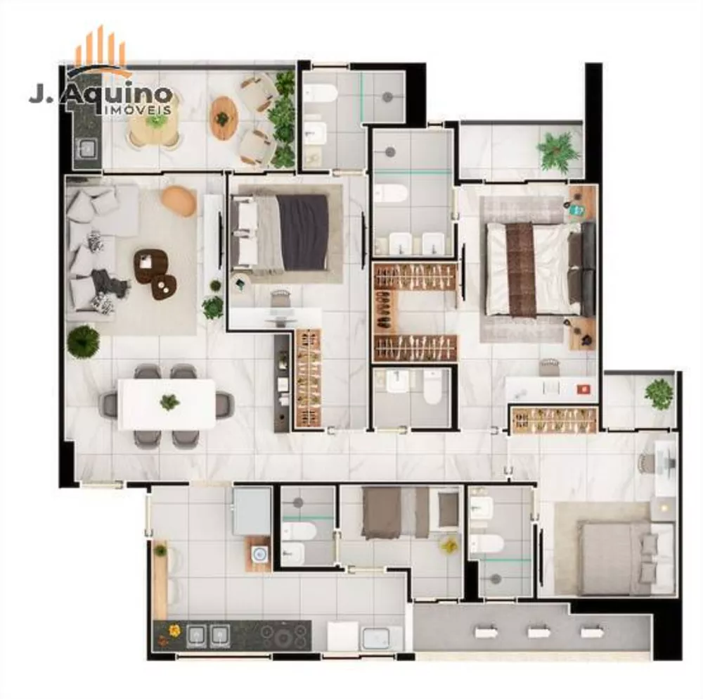 Apartamento à venda com 4 quartos, 115194m² - Foto 7