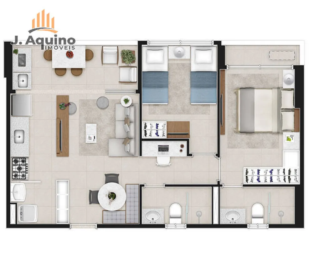 Apartamento, 1 quarto, 5960 m² - Foto 7