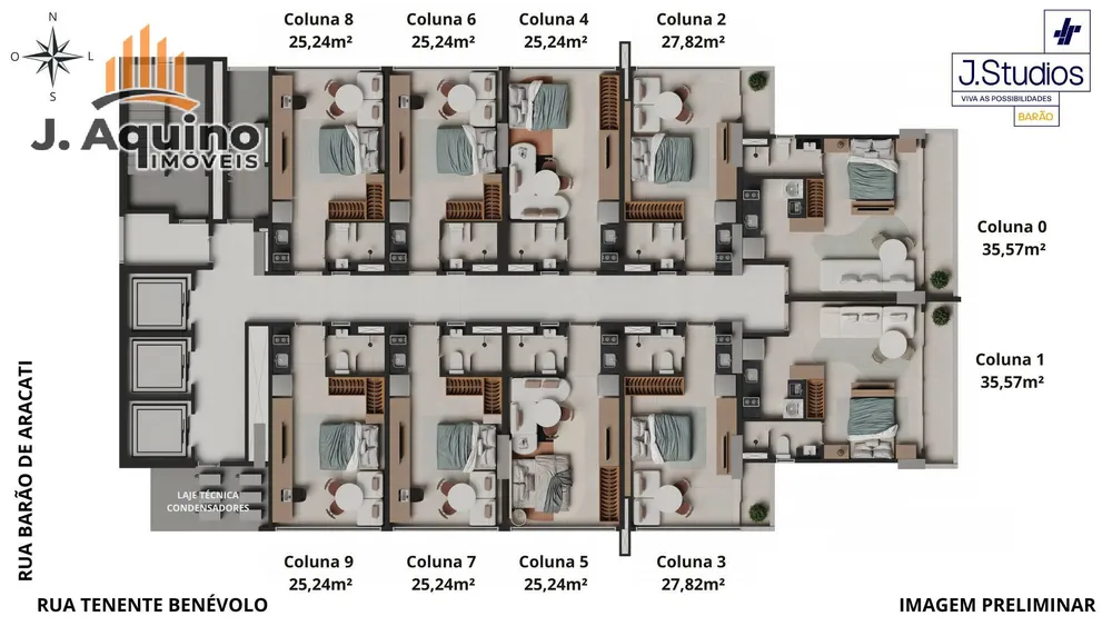 Apartamento, 1 quarto, 252735 m² - Foto 7