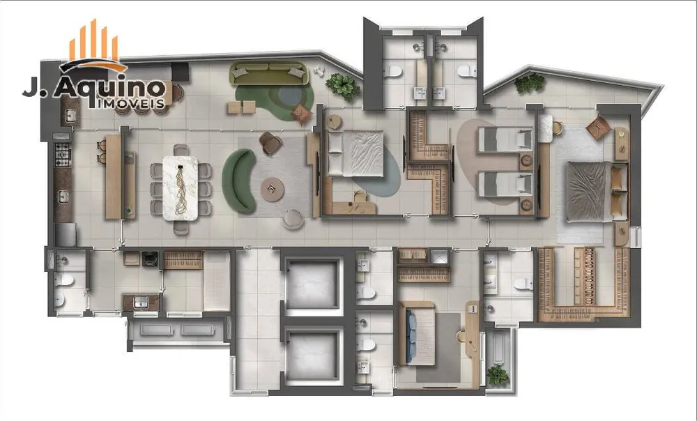 Apartamento, 3 quartos, 154229 m² - Foto 11