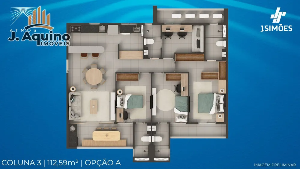 Apartamento, 2 quartos, 64120 m² - Foto 3